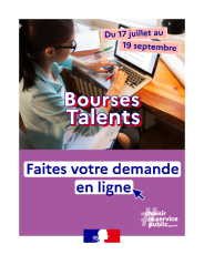 Bourse Talents : Ouverture de la campagne 2025-2026
